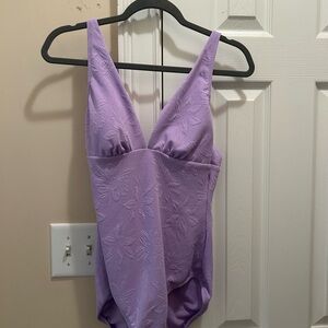 Shade & Shore Lavender One-Piece Swimsuit